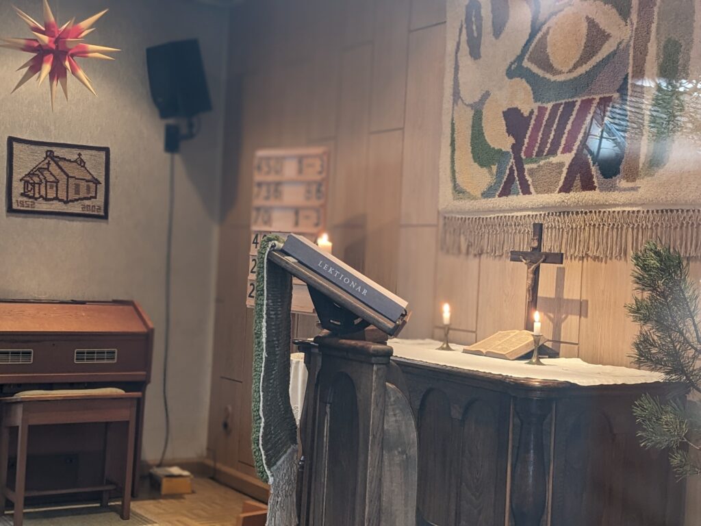 Ein Lektionar in der Kapelle
