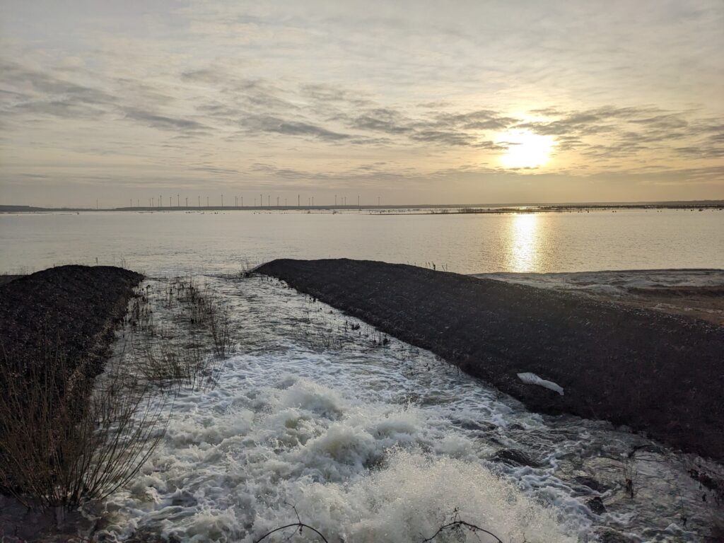 Der Ostsee wird gefüllt