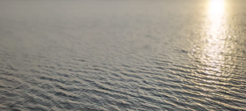 Wellen auf dem Ostsee